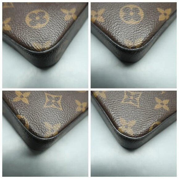 Louis Vuitton Felicie Brown W/P  Monogram Canvas Shoulder Bag 1189-022425 - Picture 6 of 12